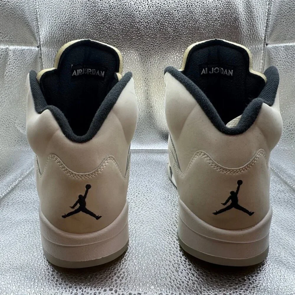Size 9 - Nike Air Jordan‎ 5 Retro SE White Black Basketball Sneakers FN7405-100